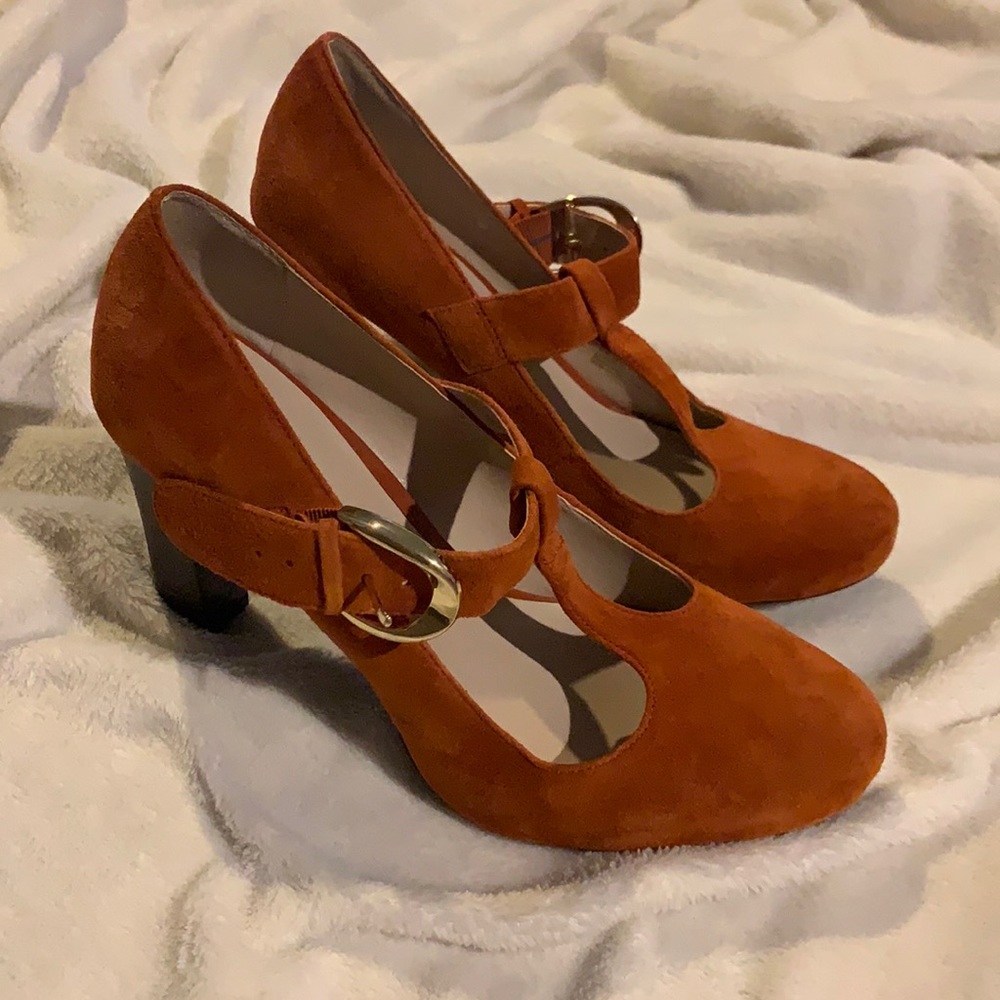 Franco Sarto Orange High Heels